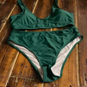 2 piece bathing suit.  New, washed but never worn
